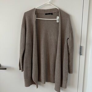Brown cardigan